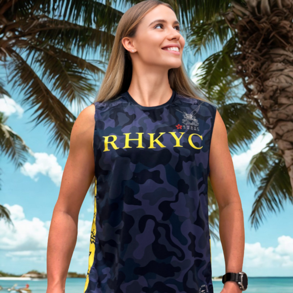 RHKYC Women's New Sleeveless Muscle Race Top